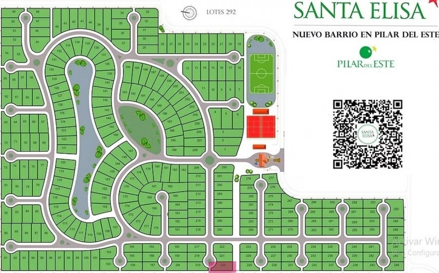 VENTA LOTE SANTA ELISA PILAR DEL ESTE