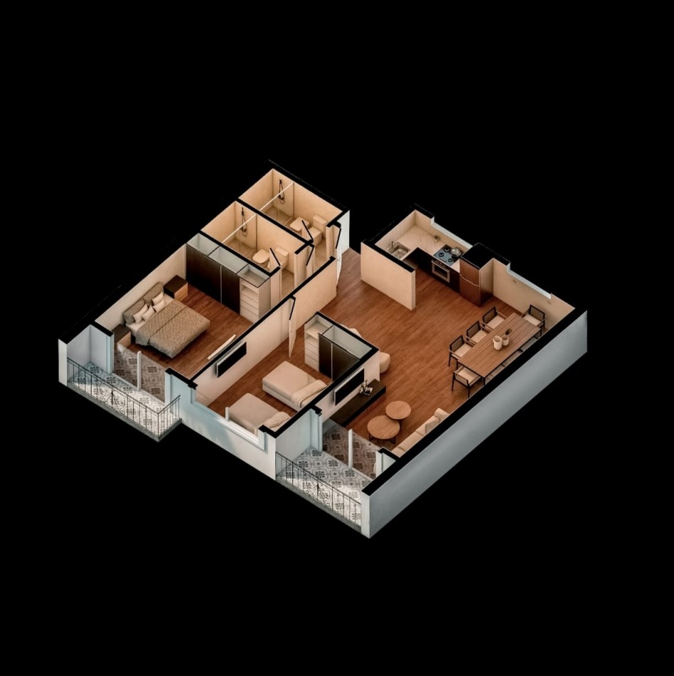 VENTA DEPARTAMENTO POZO HARMONY IV SAN MIGUEL DOS AMBIENTES TRES AMBIENTES COCHERA 