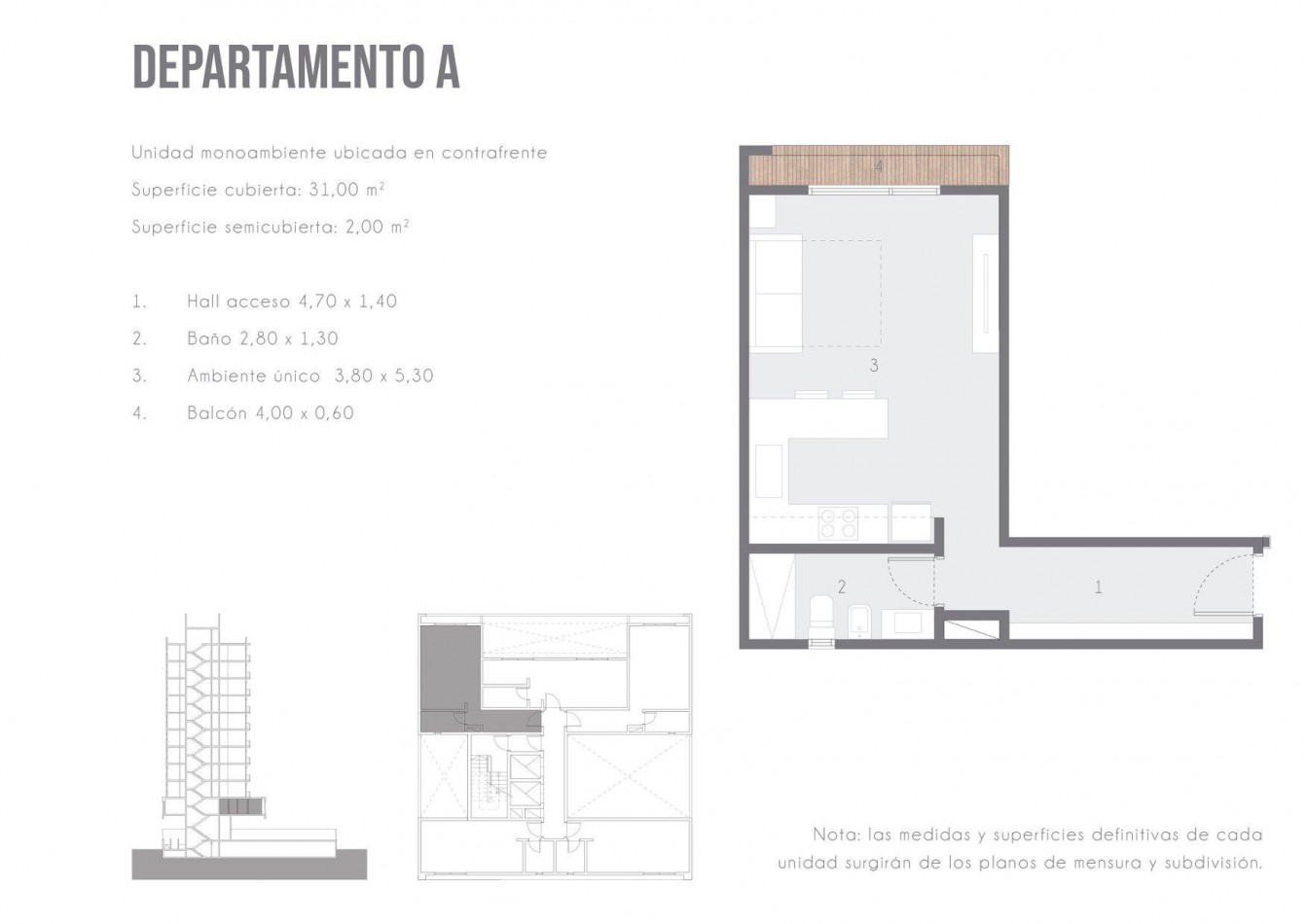 VENTA EMPRENDIMIENTO POZO DEPARTAMENTO A ESTRENAR BALCON SAN MIGUEL MUÑIZ