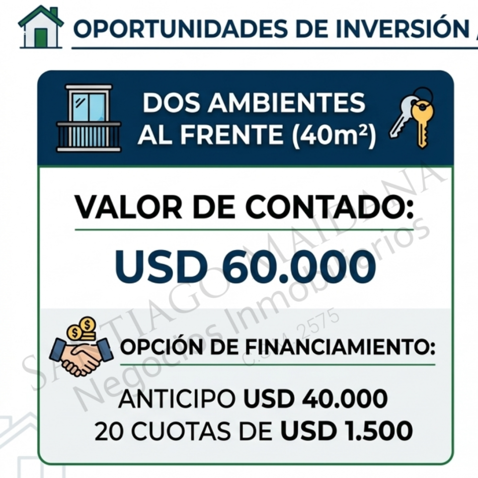 VENTA EMPRENDIMIENTO POZO DEPARTAMENTO A ESTRENAR BALCON SAN MIGUEL MUÑIZ