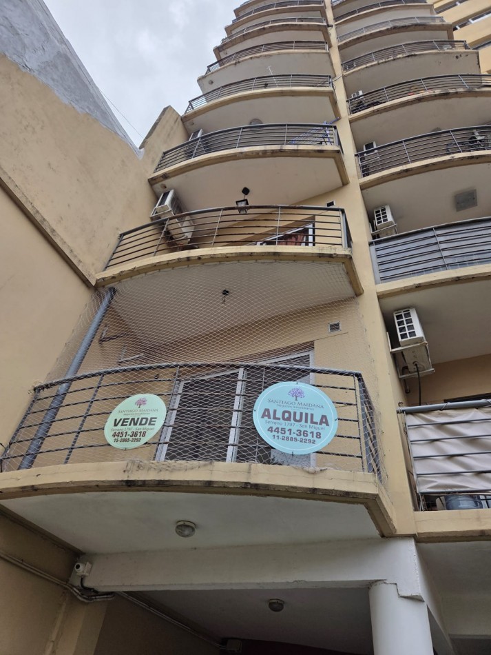 VENTA APTO CREDITO MONOAMBIENTE CON BALCON SAN MIGUEL