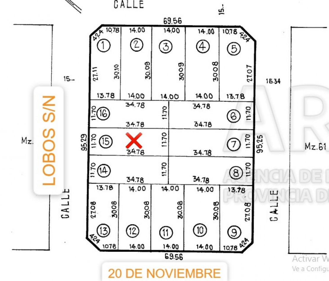 VENTA LOTE TERRENO 