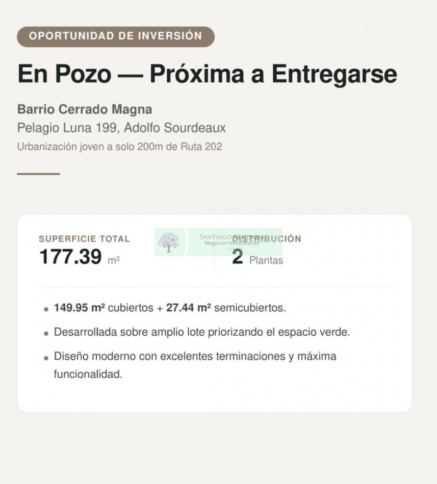 VENTA CASA CATEGORIA A ESTRENAR BARRIO MAGNA BARRIO CERRADO