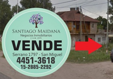 Lote en esquina en José C. Paz- RUTA 197