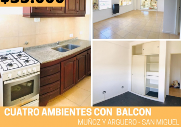 ALQUILER CUATRO AMBIENTES SAN MIGUEL