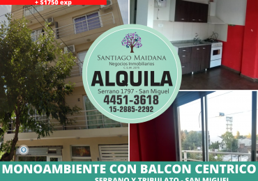 MONOAMBIENTE CENTRICO SAN MIGUEL