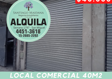 ALQUILER LOCAL MALVINAS ARGENTINAS A MTS DEL POLO SANITARIO