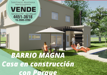 VENTA CASA EN BARRIO MAGNA BARRIO CERRADO MALVINAS ARGENTINAS