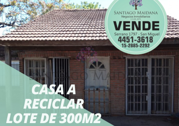 Casa en José C. Páz a Refaccionar